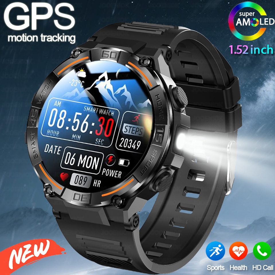 Outdoor Power Hours - Jam Tangan Pintar Militer Luar Ruangan