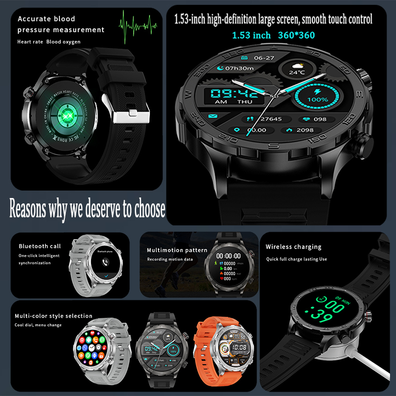 Jam Tangan Pintar GPS Baru unt - Outdoor Power Hours ulasan dan harga