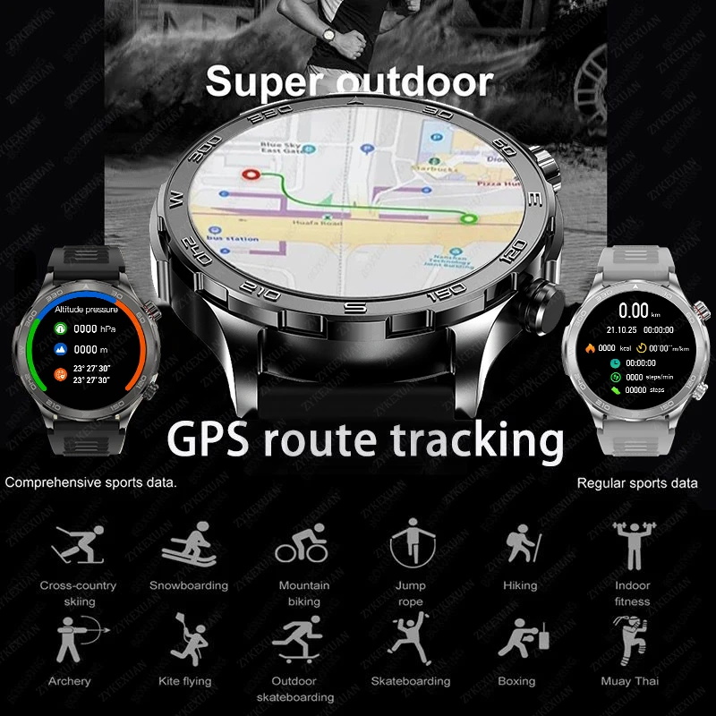 Jam Tangan Pintar GPS Baru unt - Outdoor Power Hours ulasan dan harga