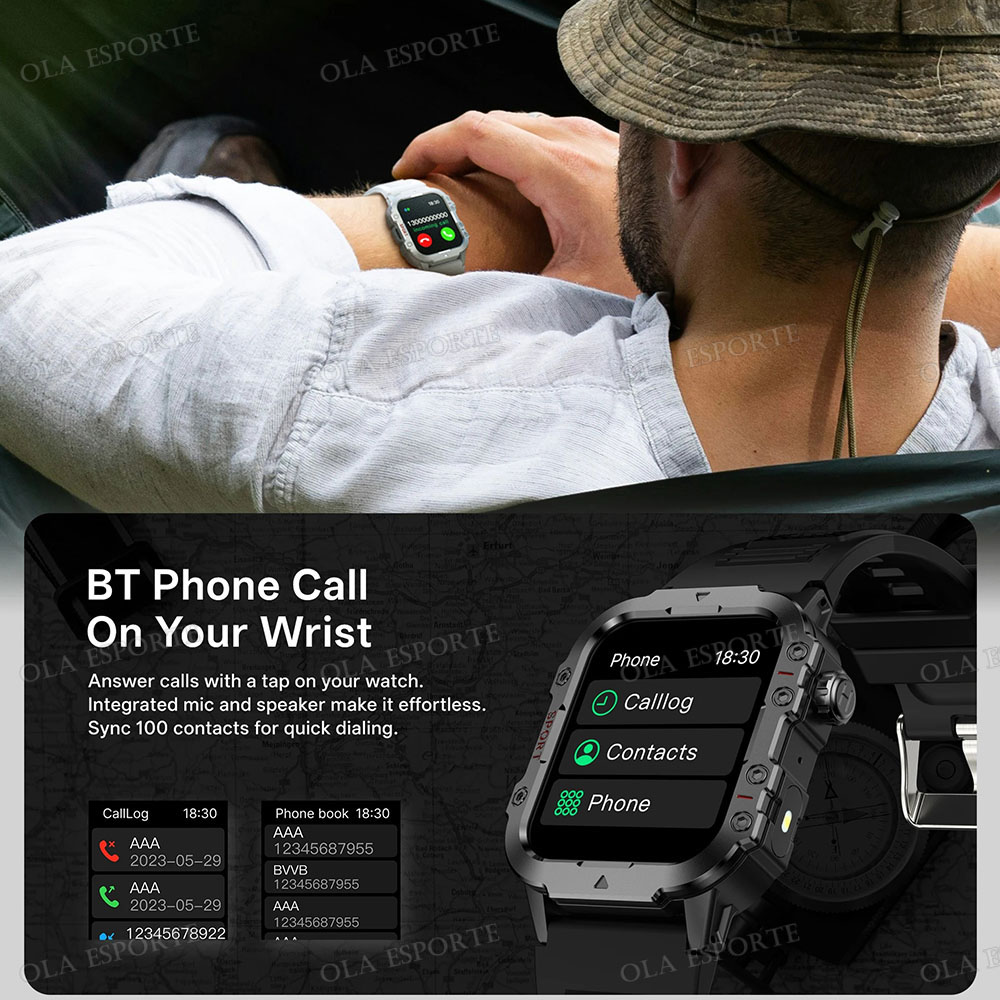 Jam Tangan Pintar Militer Outd - Outdoor Power Hours ulasan dan harga