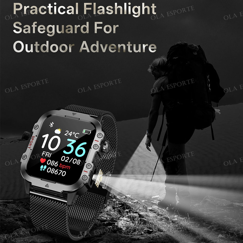 Jam Tangan Pintar Militer Outd - Outdoor Power Hours ulasan dan harga