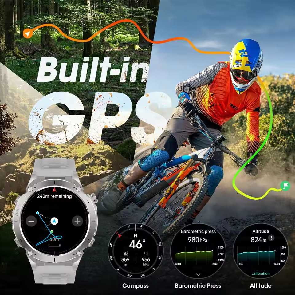 Jam Tangan Pintar GPS Militer  - Outdoor Power Hours ulasan dan harga