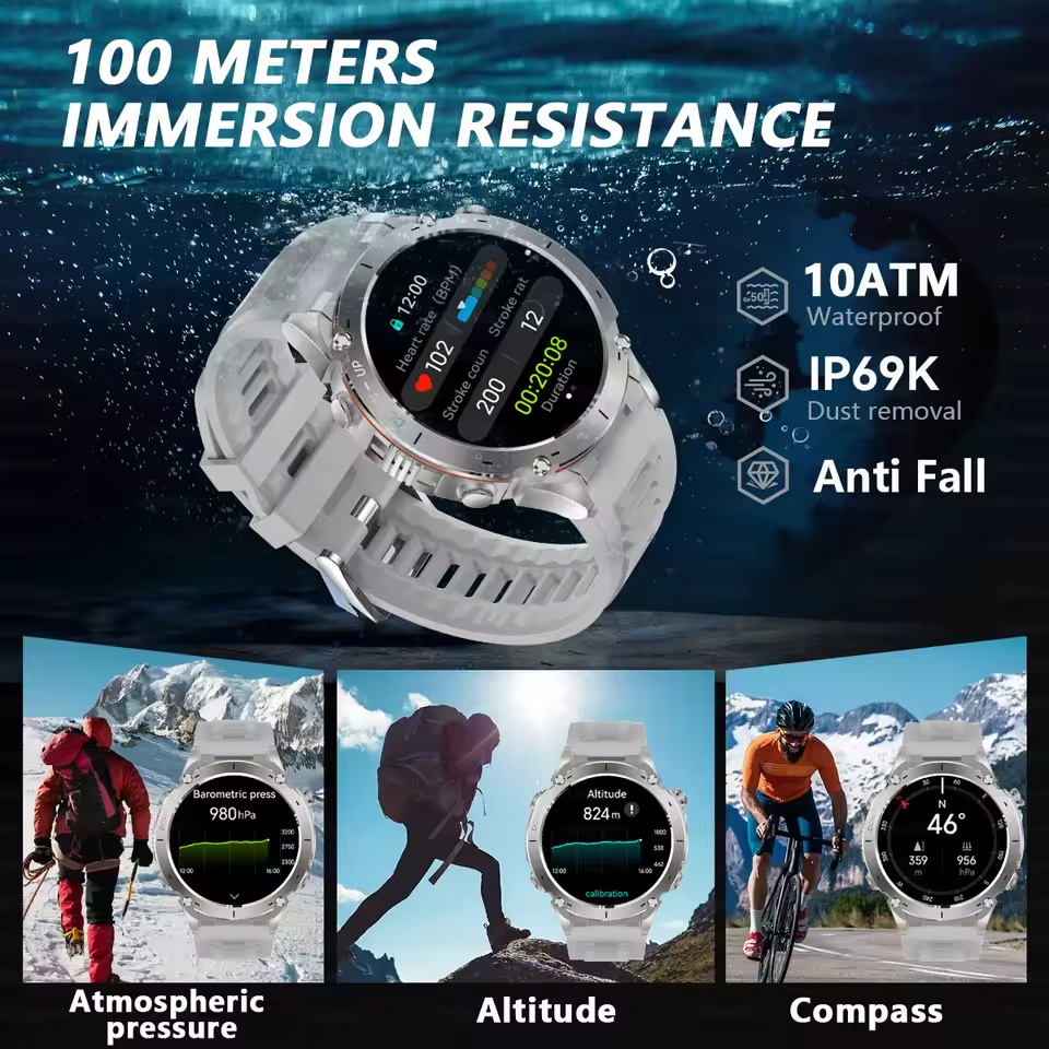Jam Tangan Pintar GPS Militer  - Outdoor Power Hours ulasan dan harga