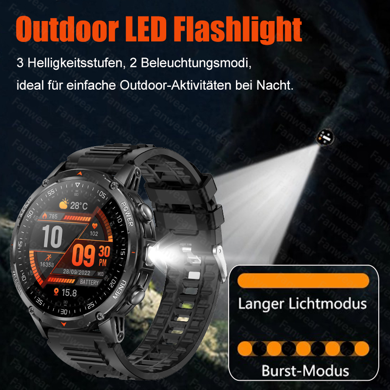 Fanwear Jam Tangan Pintar Pria - Outdoor Power Hours ulasan dan harga