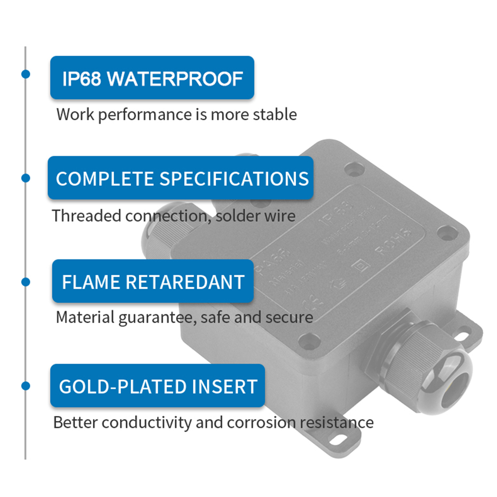 IP68 kotak sambungan tahan air - Outdoor Power Distribution Box ulasan dan harga
