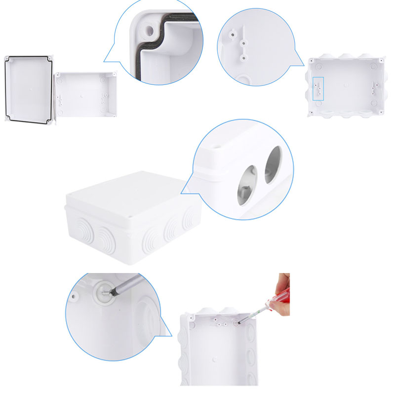 RA RT Grosir Plastik ABS IP65  - Outdoor Power Distribution Box ulasan dan harga