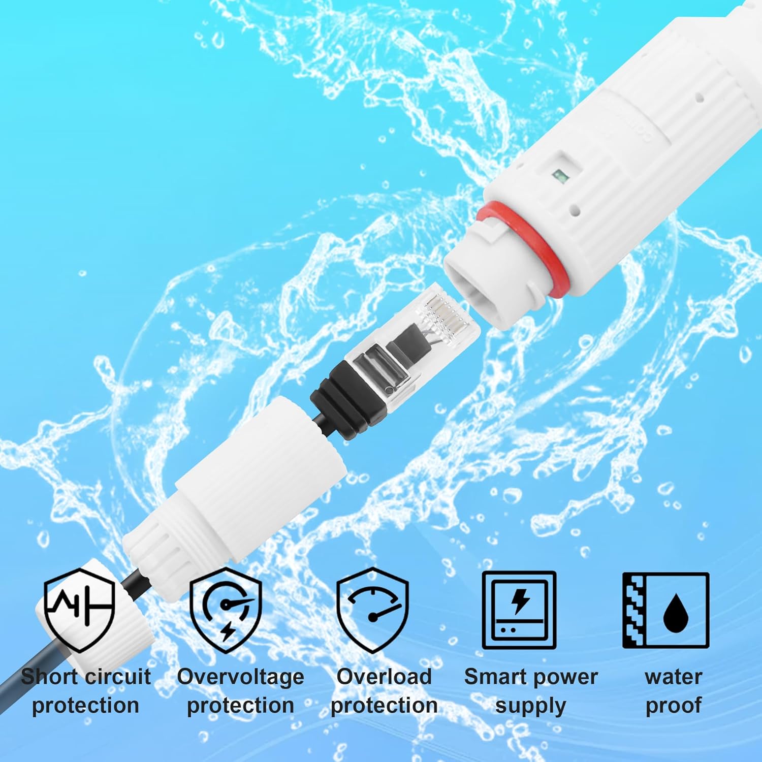 Konverter Daya POE ke USB-C RJ - Outdoor Power Adapter Usb ulasan dan harga