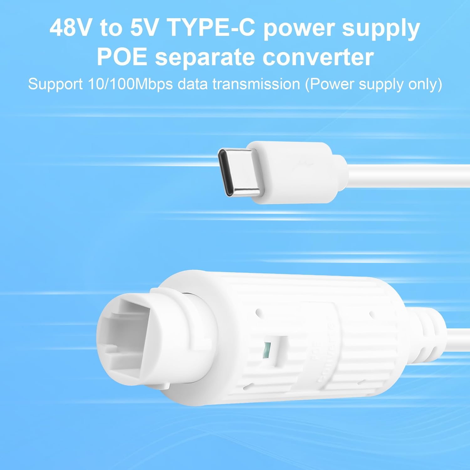 Konverter Daya POE ke USB-C RJ - Outdoor Power Adapter Usb ulasan dan harga