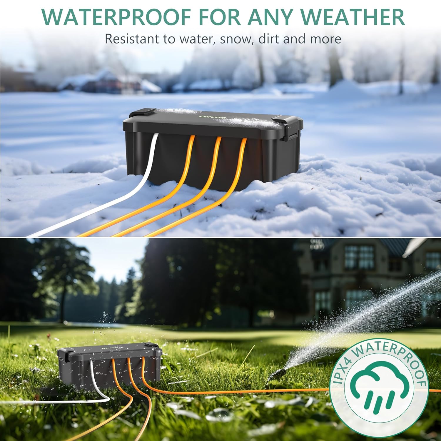 Diivoo kandang soket koneksi k - Outdoor Power Distribution Box ulasan dan harga
