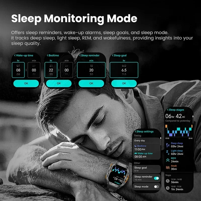 Jam Tangan Pintar AMOLED Mewah - Outdoor Power Hours ulasan dan harga